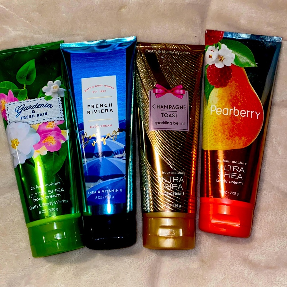 Bath & Body Lotions ALL FULL accept for champagne toast (half full)